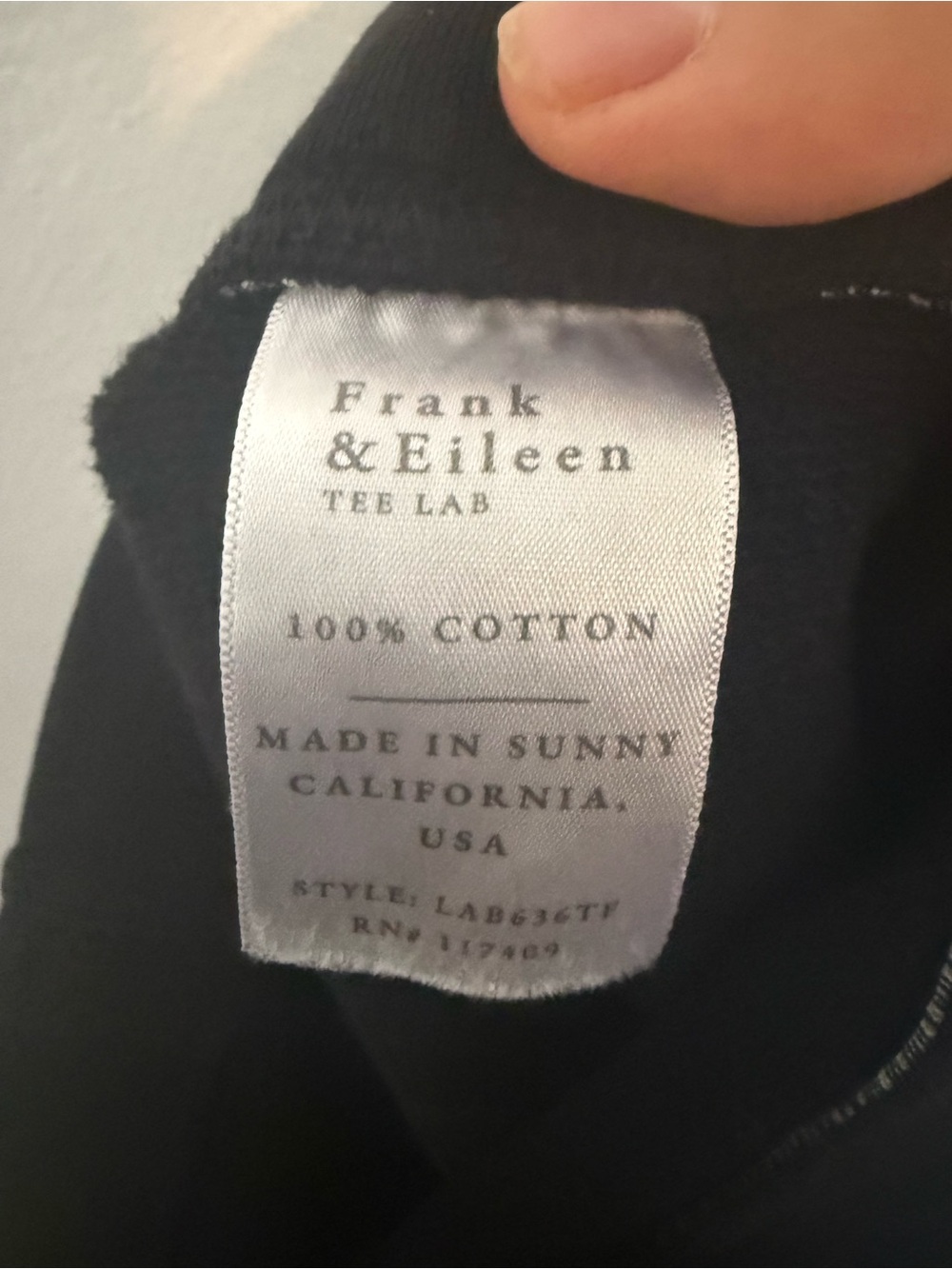 Frank & Eileen Pants Eamon Joggers Triple Terry in Black - Picture 5 of 6